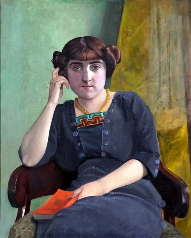Félix Vallotton - 267, Ritratto di donna seduta
